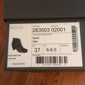 ecco touch 75 ankle bootie